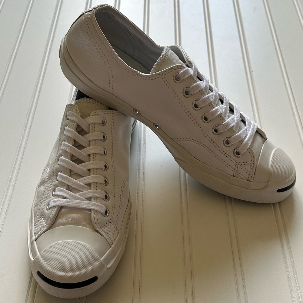 Converse Jack Purcell Leather Low Top Sneakers